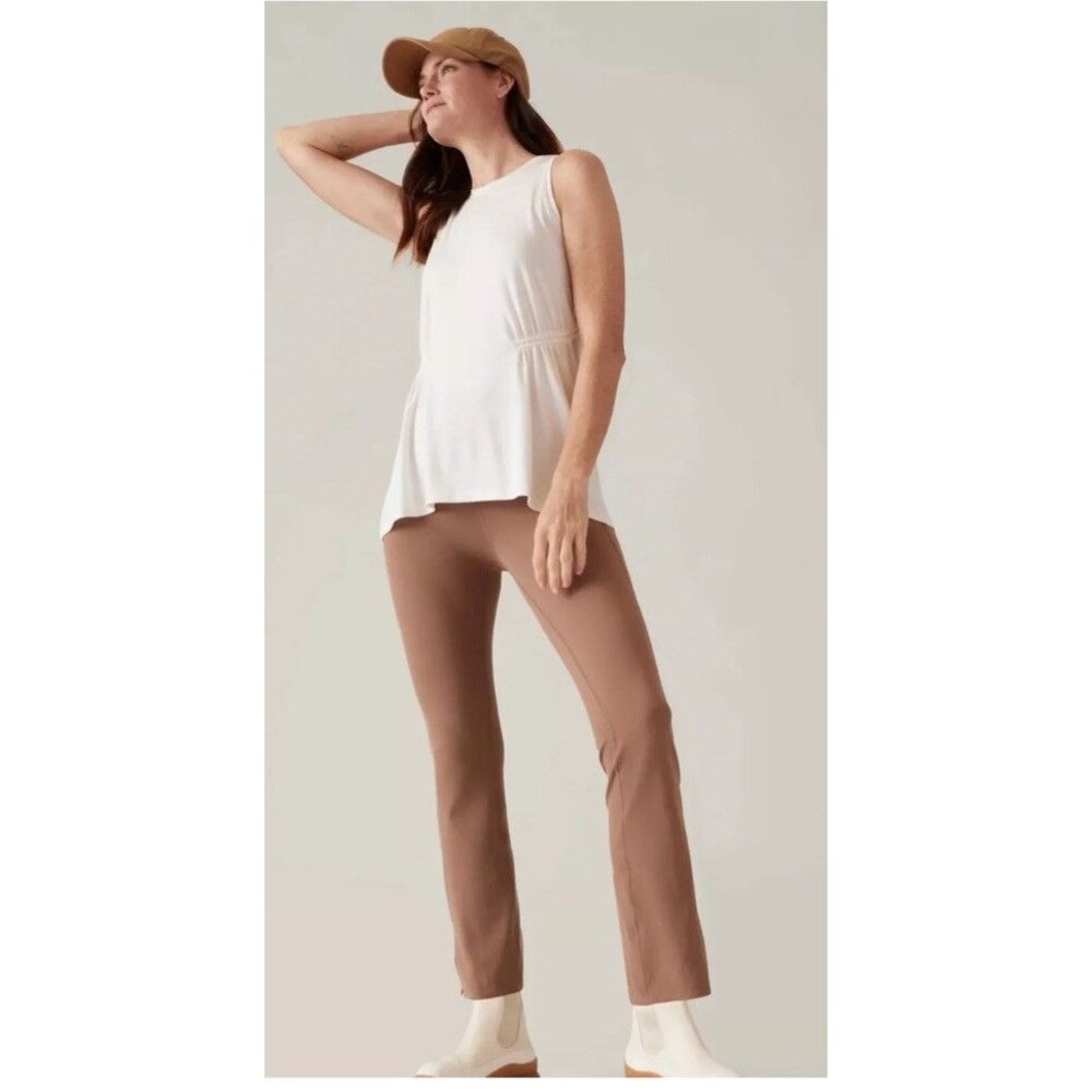 Athleta Air Out Cinch Tank in magnolia white Women’s Sz Small NWT